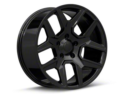 Performance Replicas Night Edition Style Gloss Black 5-Lug Wheel; 20x9; 19mm Offset (02-08 RAM 1500, Excluding Mega Cab)