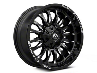 Fuel Wheels Arc Gloss Black Milled 5-Lug Wheel; 20x9; 1mm Offset (09-18 RAM 1500)