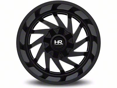 Hardrock Offroad Crusher Gloss Black 5-Lug Wheel; 20x12; -44mm Offset (02-08 RAM 1500, Excluding Mega Cab)