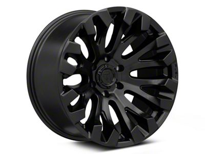 Fuel Wheels Quake Blackout 6-Lug Wheel; 20x10; -18mm Offset (19-24 RAM 1500)