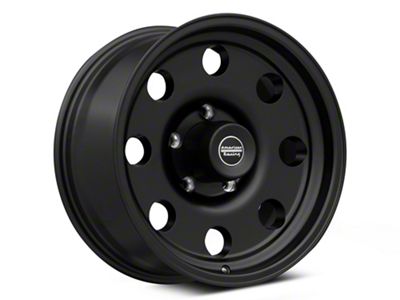 American Racing AR172 Baja Satin Black 5-Lug Wheel; 17x8; 0mm Offset (02-08 RAM 1500, Excluding Mega Cab)