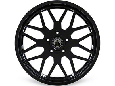 Thret Offroad Monarch Gloss Black Milled 5-Lug Wheel; 20x10; -21mm Offset (09-18 RAM 1500)