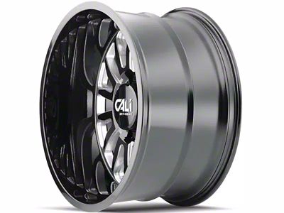 Cali Off-Road Summit Gloss Black Milled 5-Lug Wheel; 20x10; -25mm Offset (09-18 RAM 1500)