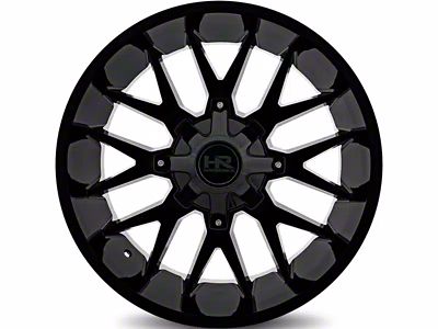 Hardrock Offroad H700 Gloss Black 5-Lug Wheel; 20x9; 0mm Offset (02-08 RAM 1500, Excluding Mega Cab)