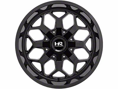 Hardrock Offroad Indestructible Gloss Black 5-Lug Wheel; 20x10; -19mm Offset (02-08 RAM 1500, Excluding Mega Cab)