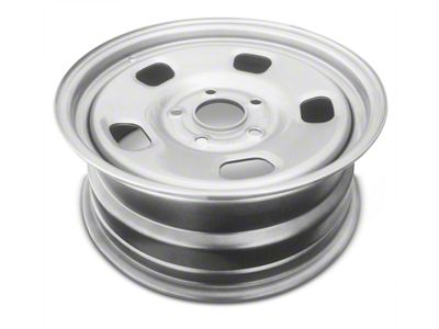 5-Slot Replica Steel Silver 5-Lug Wheel; 17x7; 25mm Offset (09-18 RAM 1500)