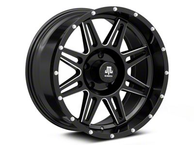 Mammoth TR8 Satin Black 5-Lug Wheel; 20x10; -12mm Offset (02-08 RAM 1500, Excluding Mega Cab)