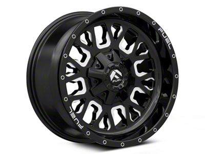 Fuel Wheels Stroke Gloss Black Milled 6-Lug Wheel; 18x9; 1mm Offset (19-24 RAM 1500)