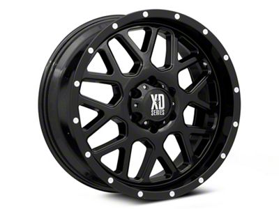 XD Grenade Gloss Black 6-Lug Wheel; 20x9; 18mm Offset (19-24 RAM 1500)