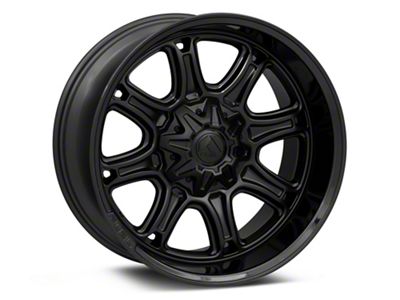 Fuel Wheels Darkstar Matte Black with Gloss Black Lip 6-Lug Wheel; 22x9; 1mm Offset (19-24 RAM 1500)