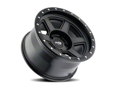 Dirty Life Compound Matte Black 5-Lug Wheel; 20x10; -12mm Offset (09-18 RAM 1500)