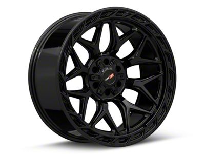 Vortek Off-Road VRP-504 Gloss Black 6-Lug Wheel; 22x10; -18mm Offset (19-24 RAM 1500)