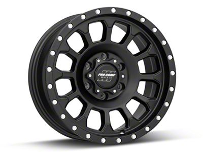 Pro Comp Wheels Rockwell Satin Black 6-Lug Wheel; 18x9; 0mm Offset (19-24 RAM 1500)