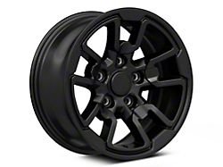 Rebel Style Satin Black 5-Lug Wheel; 17x8; 18mm Offset (02-08 RAM 1500, Excluding Mega Cab)