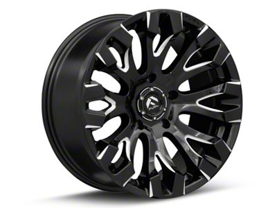Fuel Wheels Quake Gloss Black Milled 5-Lug Wheel; 18x9; 1mm Offset (09-18 RAM 1500)