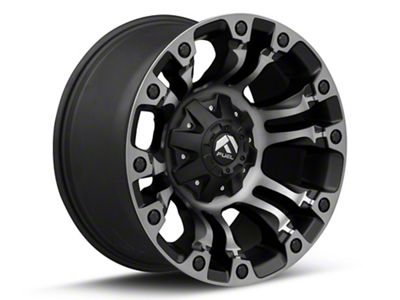 Fuel Wheels Vapor Matte Black Gray Tint 5-Lug Wheel; 20x10; -18mm Offset (02-08 RAM 1500, Excluding Mega Cab)