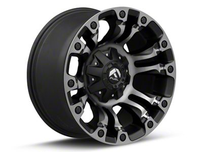 Fuel Wheels Vapor Matte Black Gray Tint 5-Lug Wheel; 20x9; 1mm Offset (02-08 RAM 1500, Excluding Mega Cab)