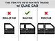 N-Fab Cab Length Podium Nerf Side Step Bars; Polished Stainless (09-18 RAM 1500 Quad Cab)