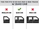 3-Inch Round UltraBlack Nerf Side Step Bars (03-09 RAM 2500 Quad Cab)