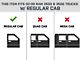 E-Series 3-Inch Nerf Side Step Bars; Black (03-09 RAM 3500 Regular Cab)