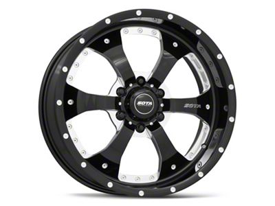 SOTA Off Road NOVAKANE Death Metal 6-Lug Wheel; 20x9; 0mm Offset (07-13 Silverado 1500)