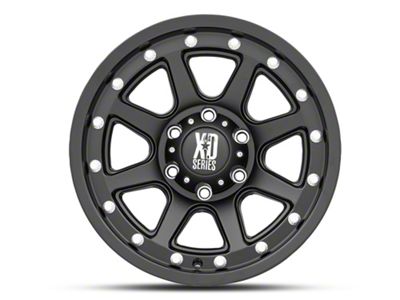 XD Addict Matte Black 6-Lug Wheel; 17x9; -12mm Offset (15-20 Yukon)