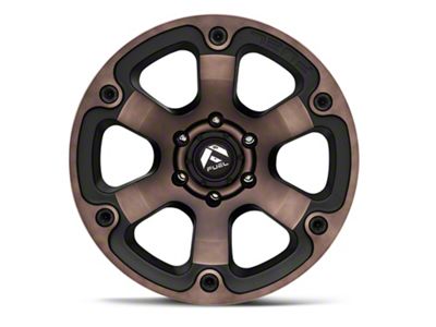 Fuel Wheels Beast Matte Black Machined with Dark Tint 6-Lug Wheel; 18x9; -12mm Offset (21-24 Yukon)