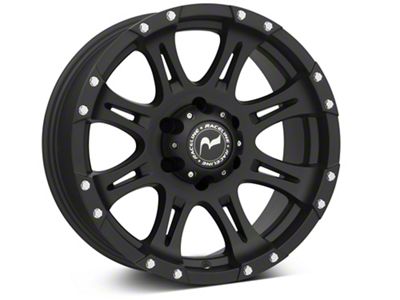 Raceline Raptor Black 6-Lug Wheel; 18x9; -6mm Offset (99-06 Silverado 1500)