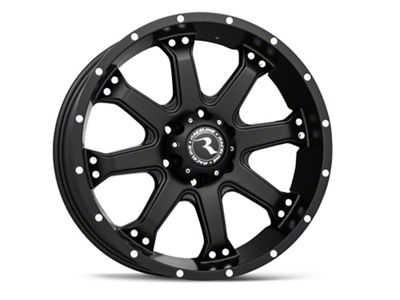 Raceline Assault Black 6-Lug Wheel; 20x9; 0mm Offset (07-13 Silverado 1500)