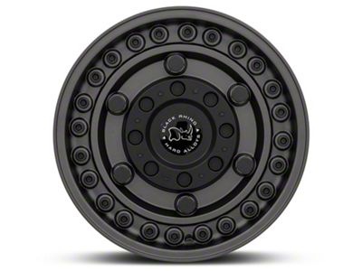 Black Rhino Armory Gunblack 6-Lug Wheel; 17x9.5; 6mm Offset (2024 Ranger)