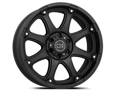 Black Rhino Glamis Matte Black 6-Lug Wheel; 17x9; 12mm Offset (23-24 Canyon)