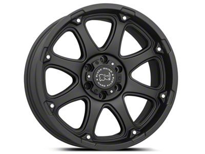 Black Rhino Glamis Matte Black 6-Lug Wheel; 20x9; -12mm Offset (14-18 Silverado 1500)