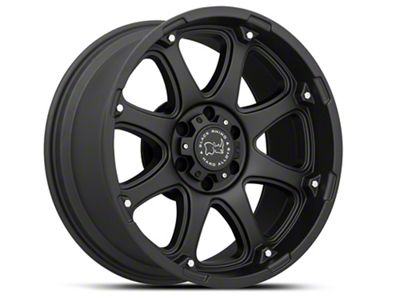 Black Rhino Glamis Matte Black 6-Lug Wheel; 20x9; -12mm Offset (15-20 Yukon)