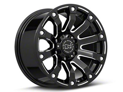 Black Rhino Selkirk Gloss Black Milled 6-Lug Wheel; 20x9; 12mm Offset (19-24 Silverado 1500)