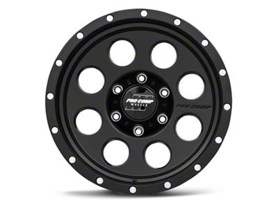 Pro Comp Wheels Proxy Satin Black 6-Lug Wheel; 17x9; -6mm Offset (07-14 Yukon)