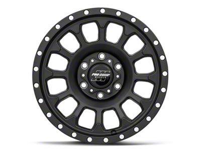 Pro Comp Wheels Rockwell Satin Black 6-Lug Wheel; 17x8.5; 0mm Offset (07-14 Yukon)