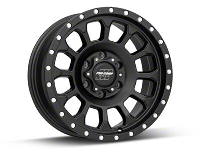 Pro Comp Wheels Rockwell Satin Black 6-Lug Wheel; 20x9; -12mm Offset (99-06 Silverado 1500)