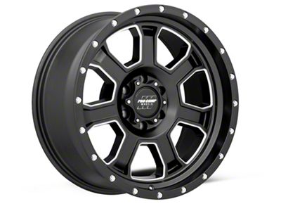 Pro Comp Wheels Sledge Satin Black Milled 6-Lug Wheel; 20x9; 0mm Offset (07-14 Yukon)