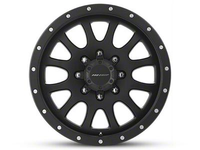 Pro Comp Wheels Syndrome Satin Black 6-Lug Wheel; 17x9; -6mm Offset (07-14 Yukon)