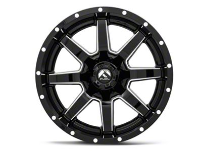 Fuel Wheels Maverick Gloss Black Milled 6-Lug Wheel; 20x14; -76mm Offset (07-14 Tahoe)