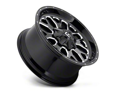 Fuel Wheels Titan Gloss Black Milled 6-Lug Wheel; 20x10; -18mm Offset (23-24 Canyon)