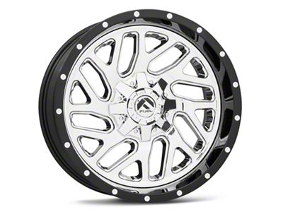 Fuel Wheels Triton Chrome with Gloss Black Lip 6-Lug Wheel; 20x10; -19mm Offset (99-06 Silverado 1500)