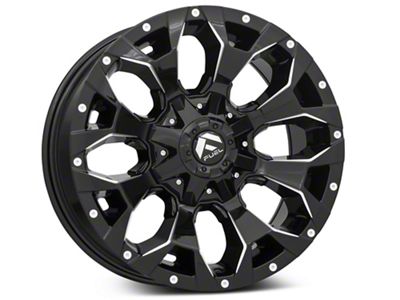 Fuel Wheels Assault Gloss Black Milled 6-Lug Wheel; 18x9; 1mm Offset (14-18 Silverado 1500)