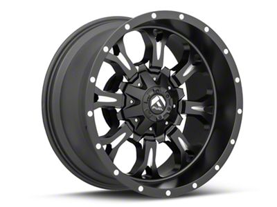 Fuel Wheels Krank Matte Black Milled 6-Lug Wheel; 20x10; -24mm Offset (23-24 Canyon)