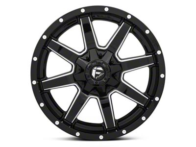 Fuel Wheels Maverick Gloss Black Milled 6-Lug Wheel; 20x9; 20mm Offset (21-24 Yukon)