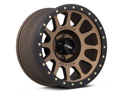 Method Race Wheels MR305 NV Bronze 6-Lug Wheel; 18x9; -12mm Offset (07-13 Silverado 1500)