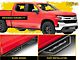 N-Fab Cab Length RS Nerf Side Step Bars; Textured Black (19-25 Silverado 1500 Crew Cab)