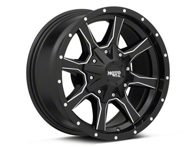 Moto Metal MO970 Satin Black Milled 6-Lug Wheel; 18x9; 18mm Offset (14-18 Silverado 1500)