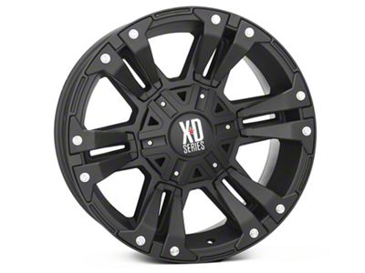 XD Monster II Matte Black 6-Lug Wheel; 20x9; 18mm Offset (19-24 Silverado 1500)