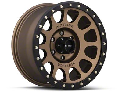 Method Race Wheels MR305 NV Bronze 6-Lug Wheel; 17x8.5; 0mm Offset (07-13 Silverado 1500)